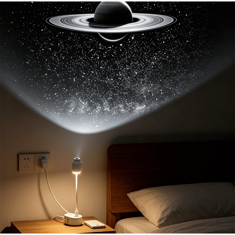 Night Light Projector Stars - Car USB plug and play high-definition
