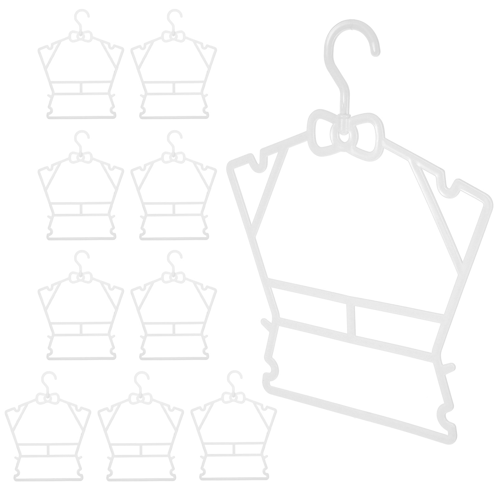 Baby Nursery Outfits - 10Pcs Plastic Baby Hangers for Closet