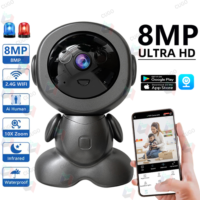 8MP Wifi Surveillance Robot Ca - Baby Nursery Camera review and price