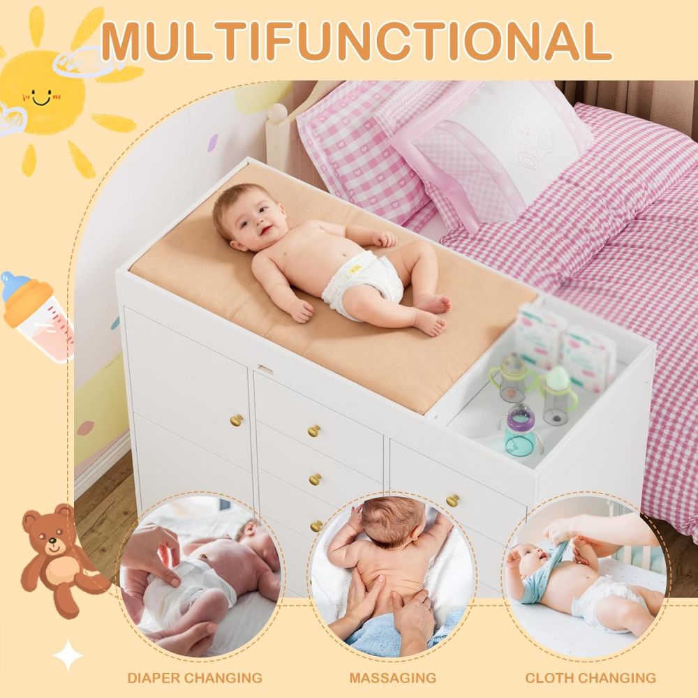 Baby Classic Nursery Dresser w - Baby Nursery Dresser Changing Table review and price