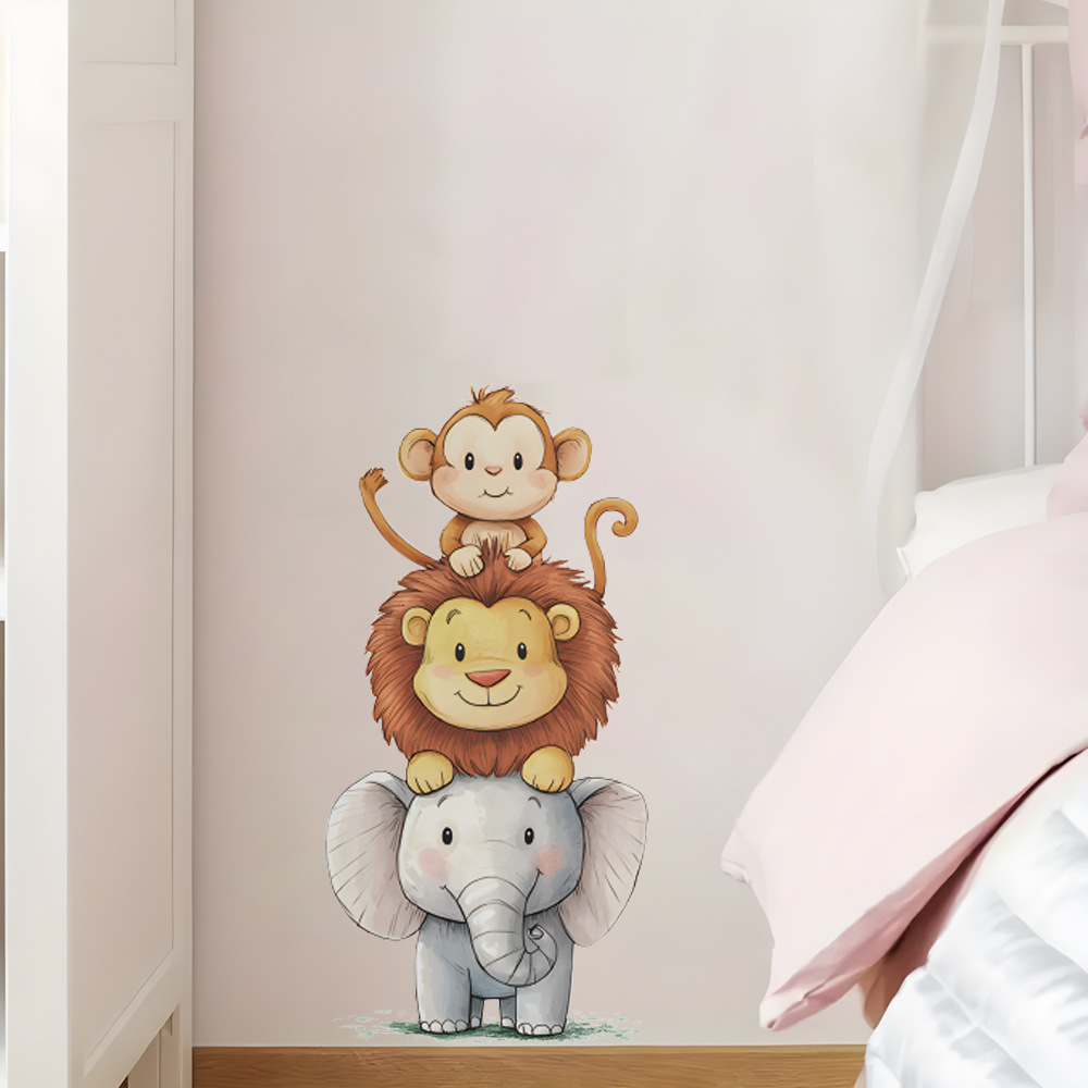 Cute Forest Animals Wall Stick - Baby Nursery Wall Stickers review and price