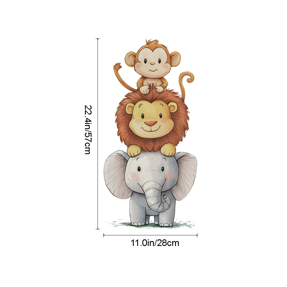 Cute Forest Animals Wall Stick - Baby Nursery Wall Stickers review and price