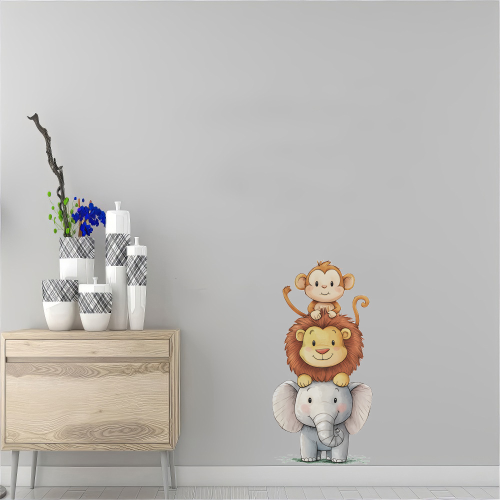 Cute Forest Animals Wall Stick - Baby Nursery Wall Stickers review and price
