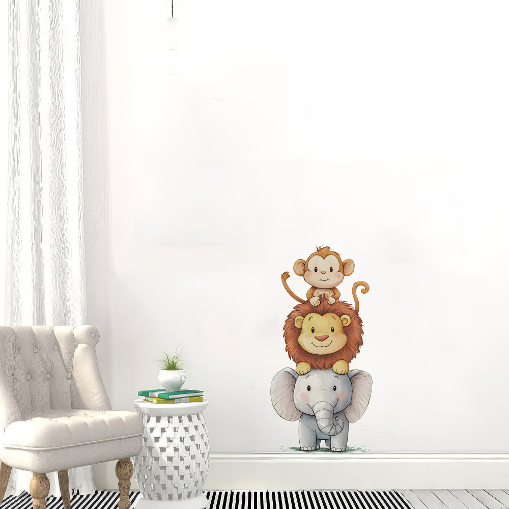 Cute Forest Animals Wall Stick - Baby Nursery Wall Stickers review and price
