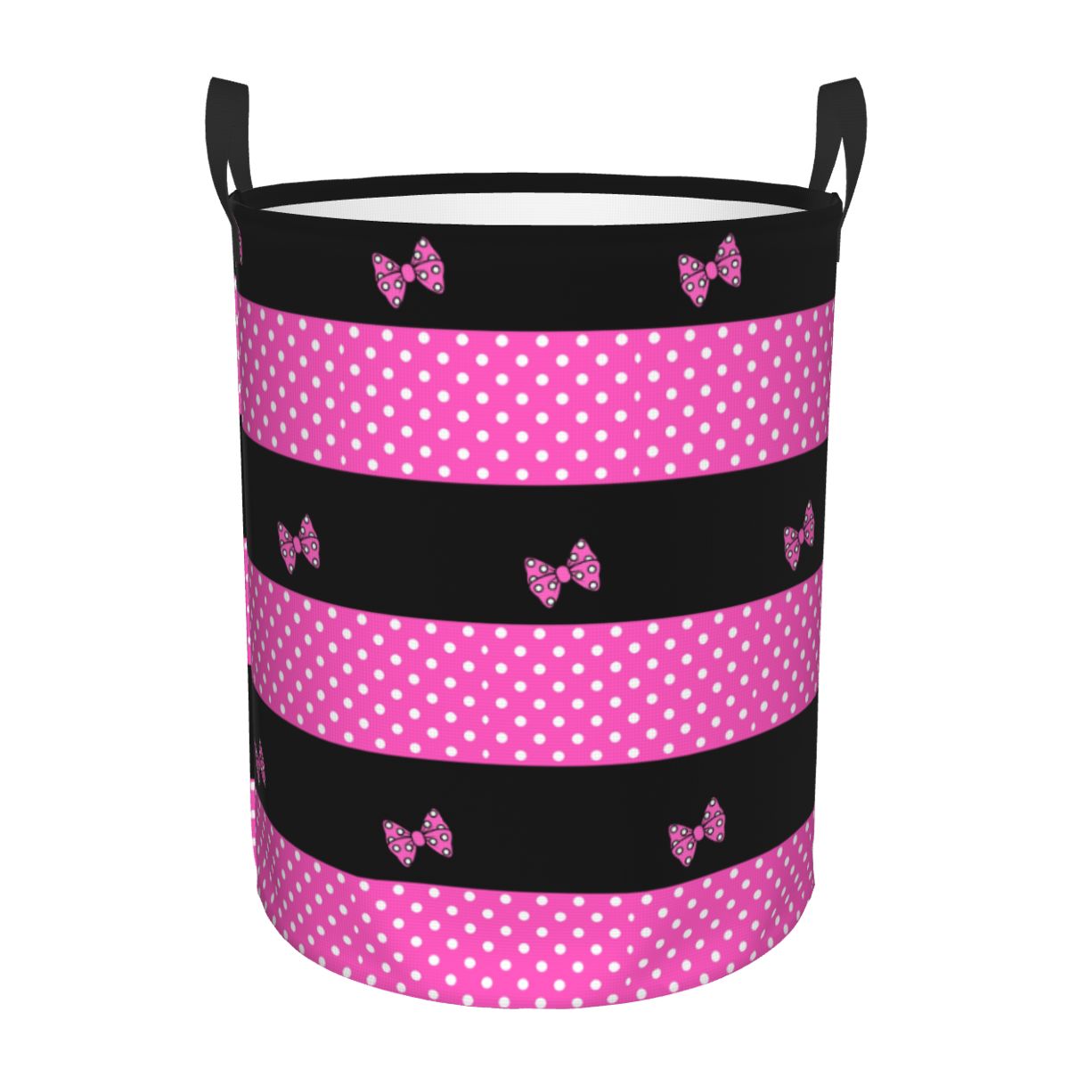 Custom Pink Minnie Polkadots L - Laundry Hamper Nursery review and price