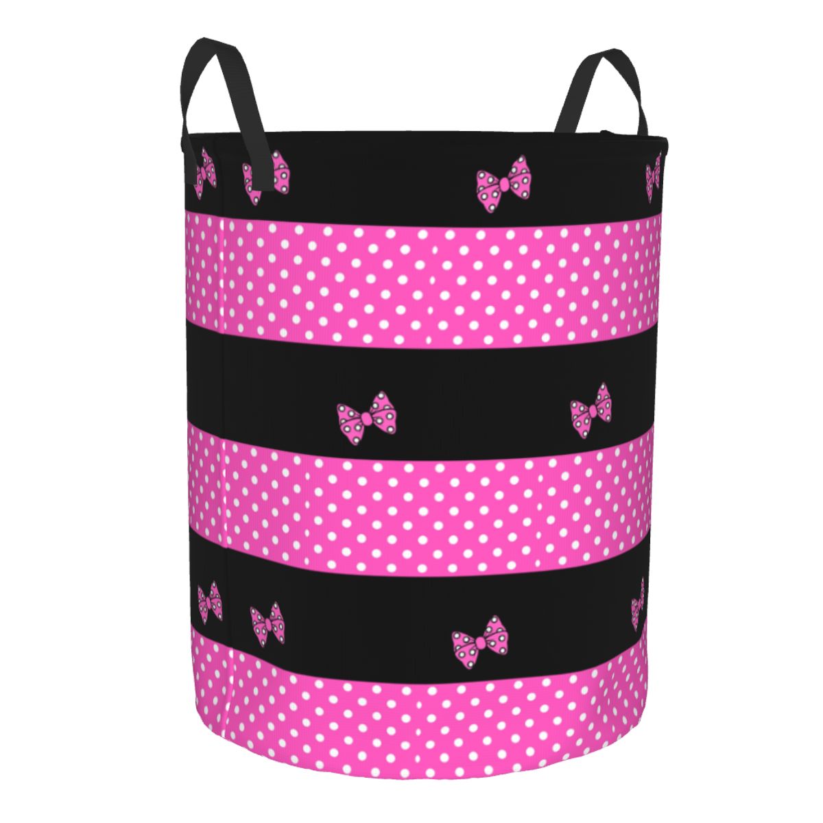Custom Pink Minnie Polkadots L - Laundry Hamper Nursery review and price