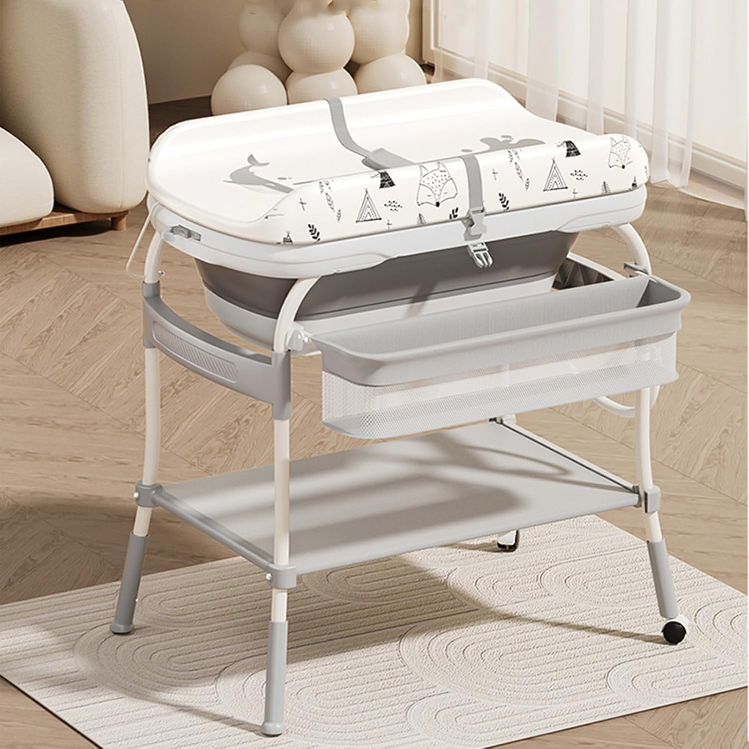 2 in 1 Baby Changing Table wit - Baby Nursery Dresser Changing Table review and price