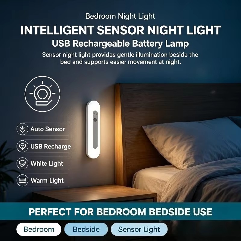 Intelligent Sensor Night Light - Baby Nursery Wall Lights review and price