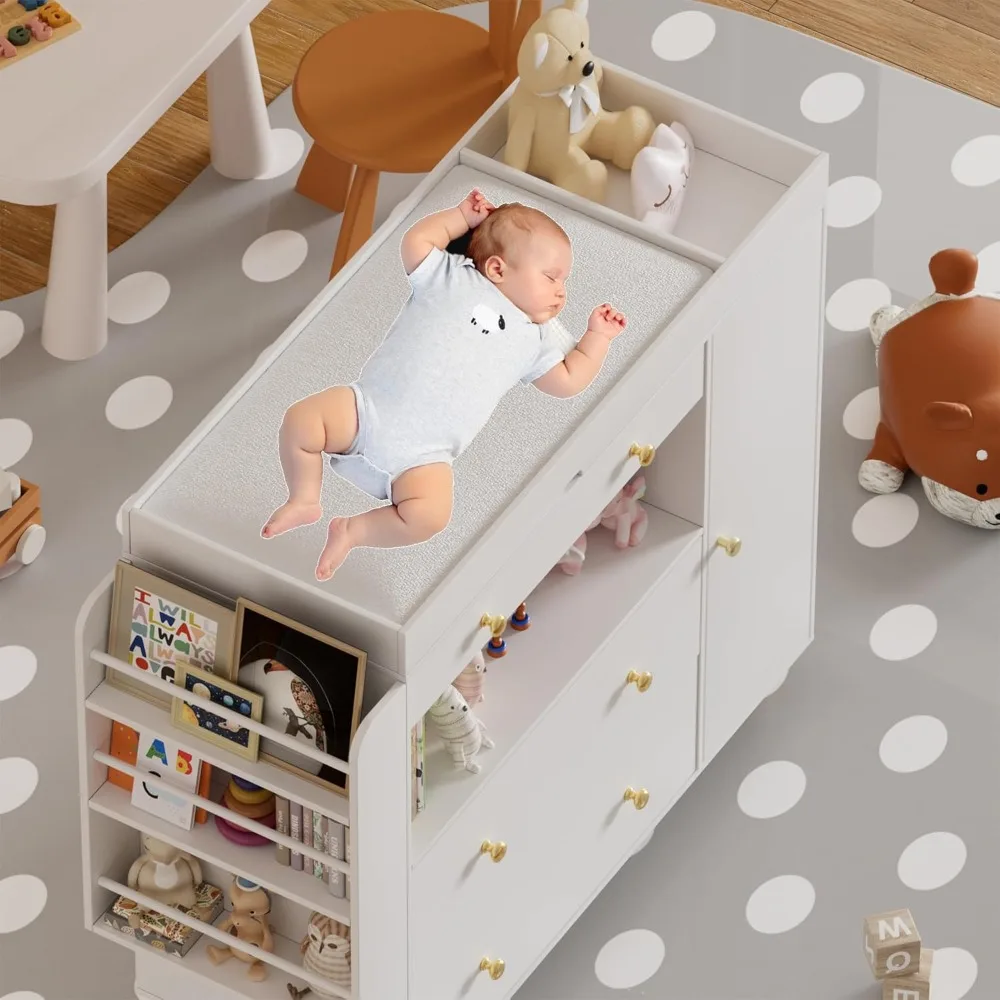 Nursery Dresser, Baby Changing - Baby Nursery Dresser Changing Table review and price