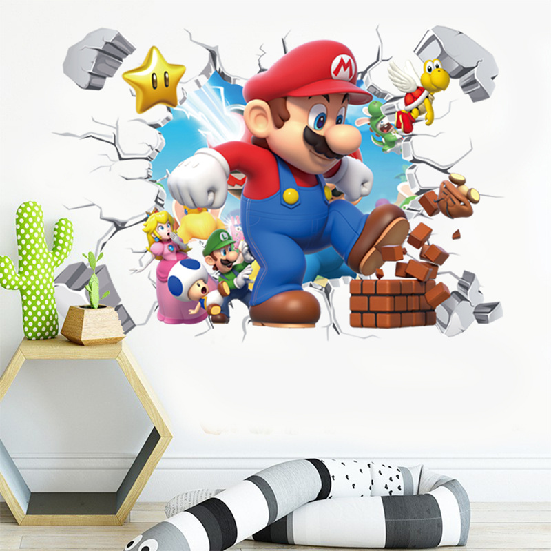 3D Cartoon Anime Game Characte - Baby Nursery Wall Stickers review and price