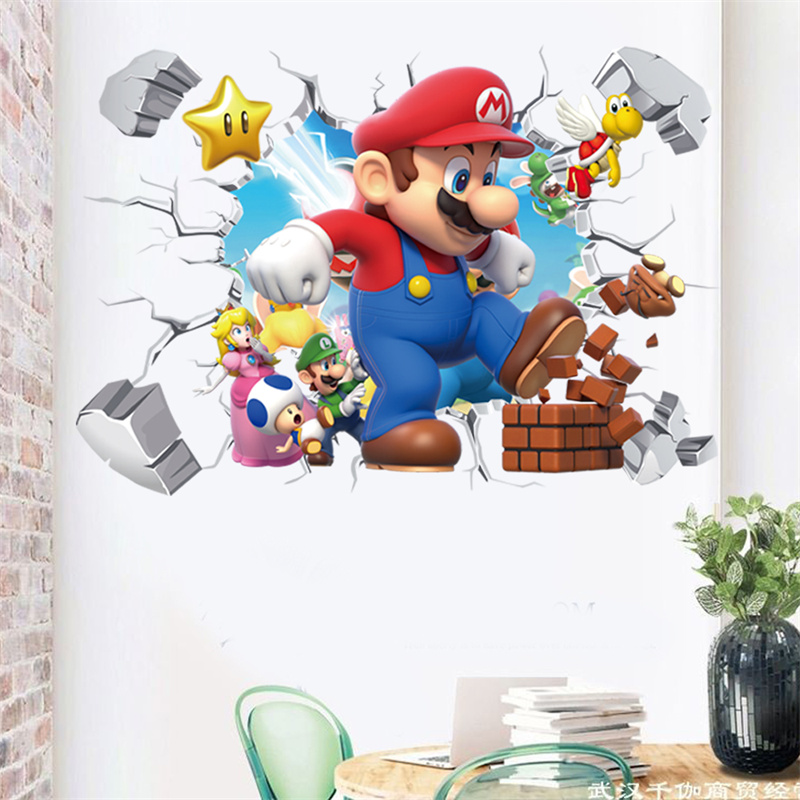 3D Cartoon Anime Game Characte - Baby Nursery Wall Stickers review and price