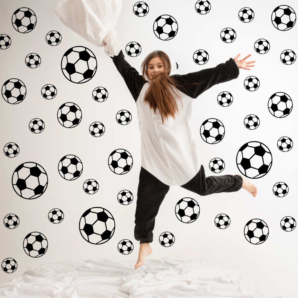 43Pcs Football Wall Stickers F - Baby Nursery Wall Stickers review and price