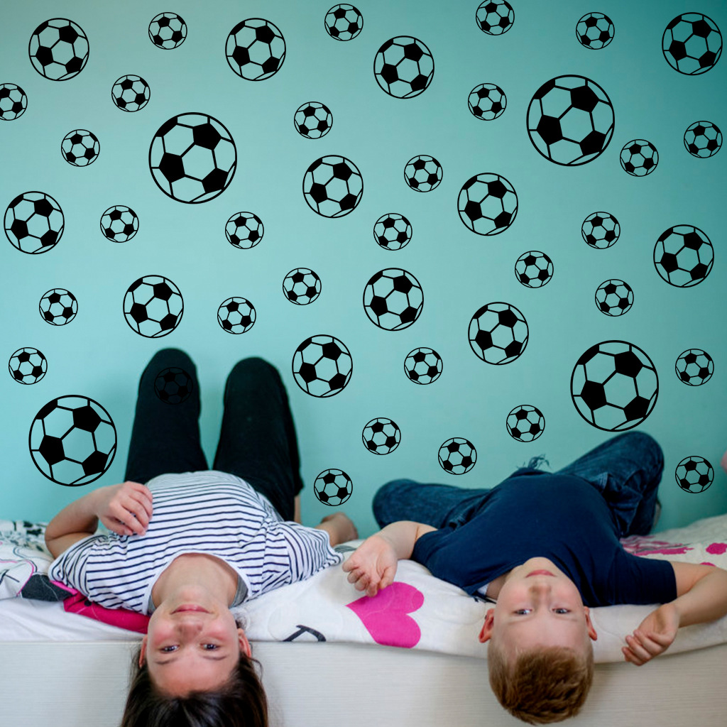 43Pcs Football Wall Stickers F - Baby Nursery Wall Stickers review and price