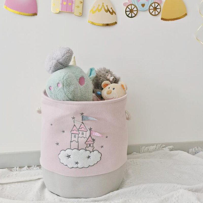 Large Pink Laundry Basket Kids - Laundry Hamper Nursery review and price