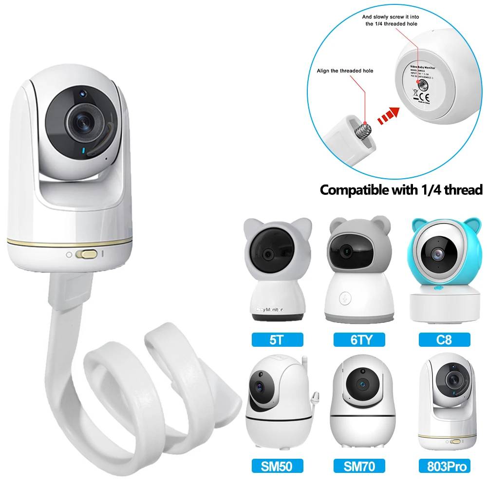Baby Monitor Holder Flexible B - Baby Nursery Camera review and price