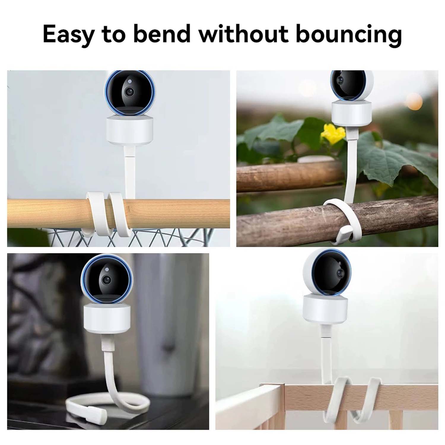 Baby Monitor Holder Flexible B - Baby Nursery Camera review and price
