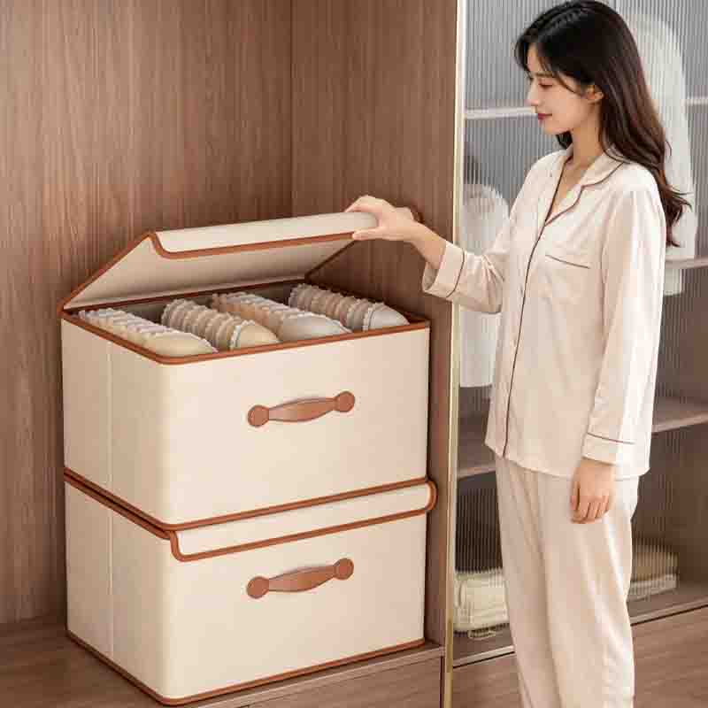 Large Capacity with Lid Wardro - Storage Basket Fabric review and price