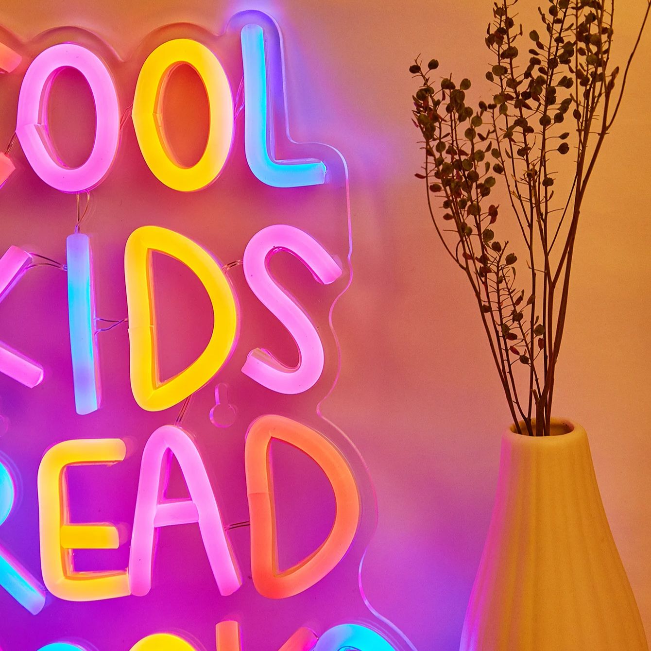 Chi-buy LED Neon Cool Kids Rea - Baby Nursery Wall Lights review and price