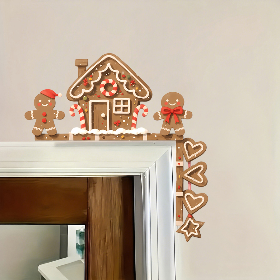 Gingerbread House & Man Christ - Baby Nursery Wall Stickers review and price