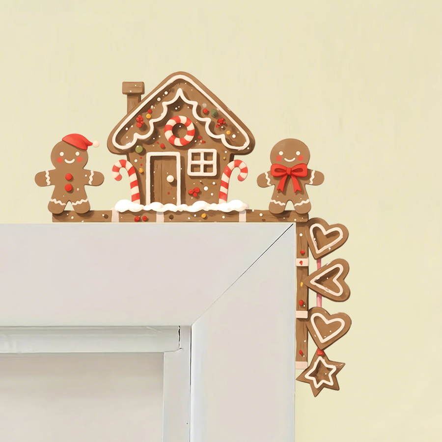 Gingerbread House & Man Christ - Baby Nursery Wall Stickers review and price