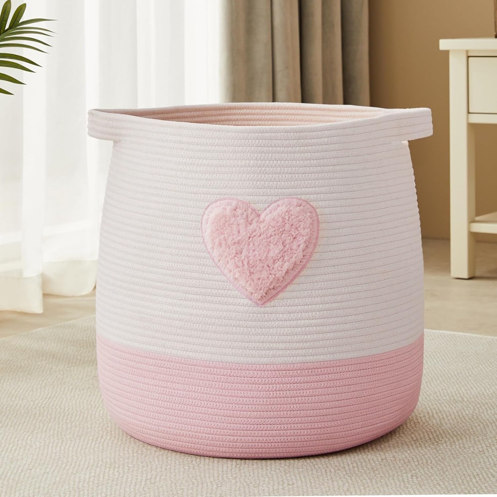 Pink Laundry Basket Hamper for - Laundry Hamper Nursery review and price