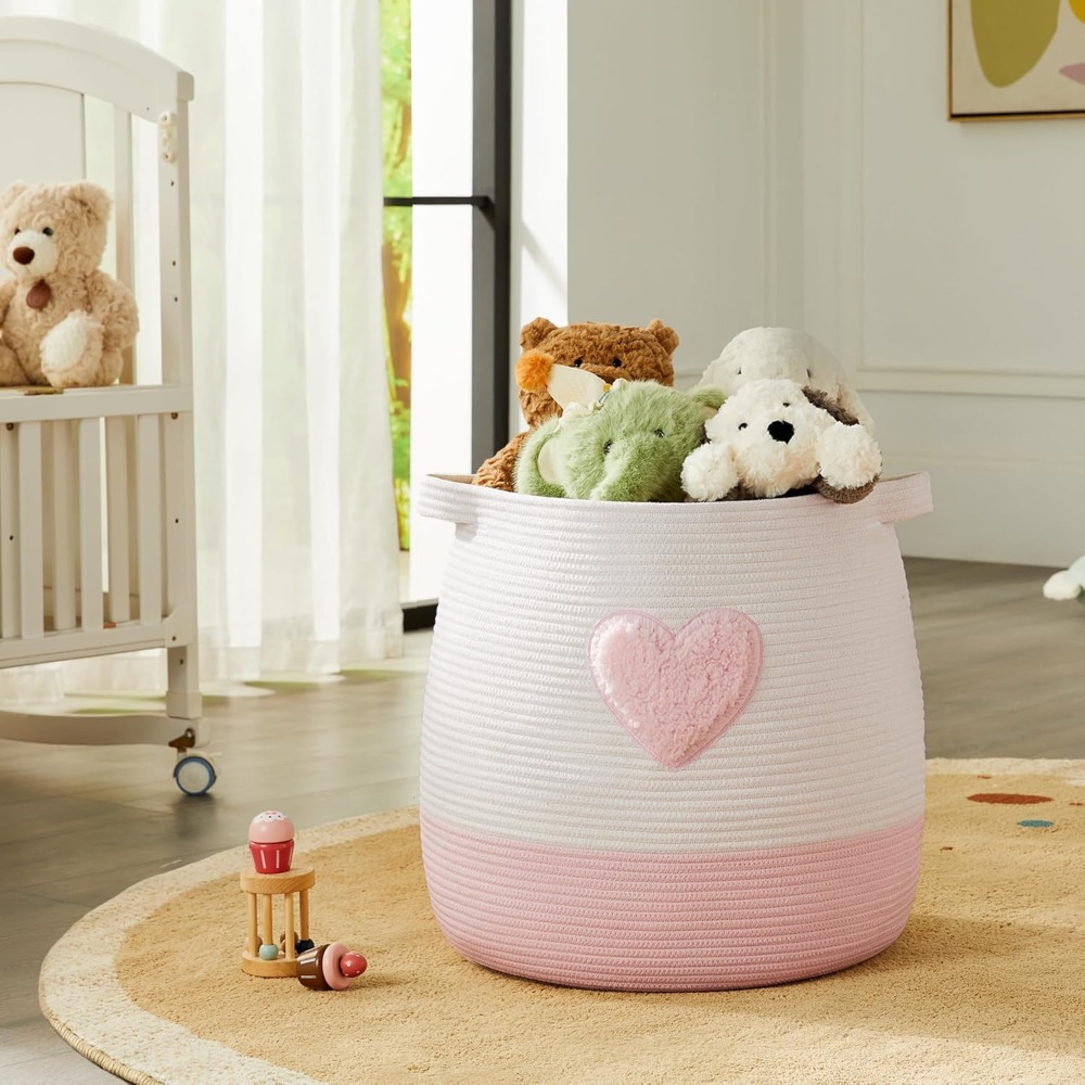 Pink Laundry Basket Hamper for - Laundry Hamper Nursery review and price