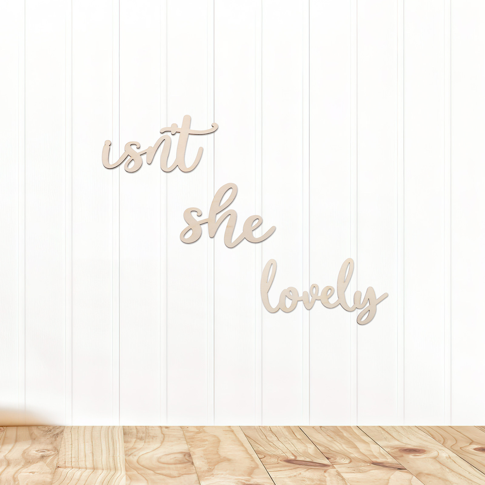 Wood Sign Wooden Wall Sticker  - Baby Nursery Wall Stickers review and price