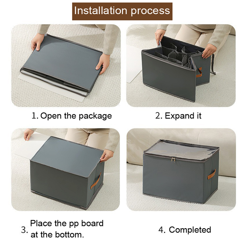 1Pcs Storage Bag Foldable Oxfo - Storage Basket Fabric review and price