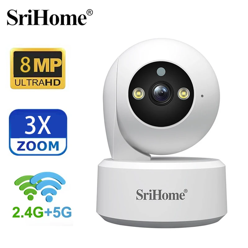 Srihome 5G WiFi Smart IP HD Ca - Baby Nursery Camera review and price