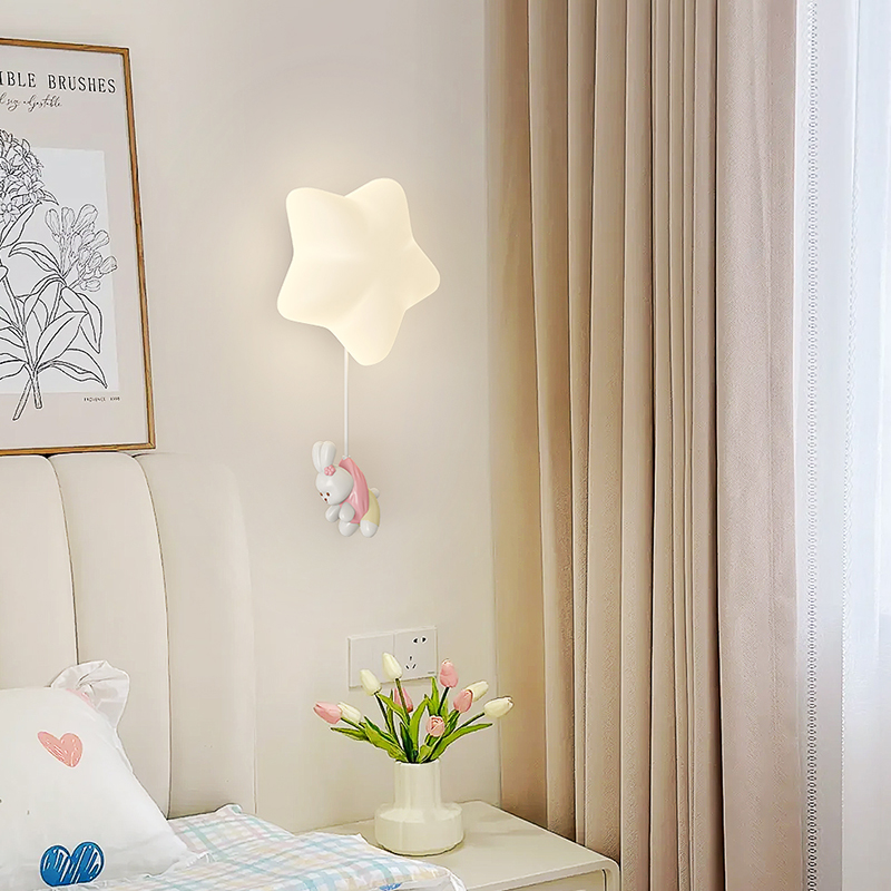 Romantic Star Wall Lamp For Nu - Baby Nursery Wall Lights review and price