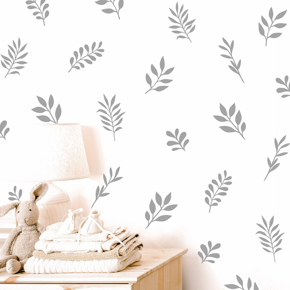 41Pcs Botanical Leaf Wall Stic - Baby Nursery Wall Stickers review and price