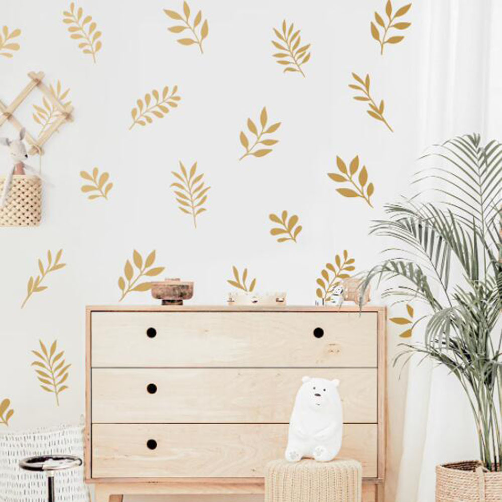 41Pcs Botanical Leaf Wall Stic - Baby Nursery Wall Stickers review and price