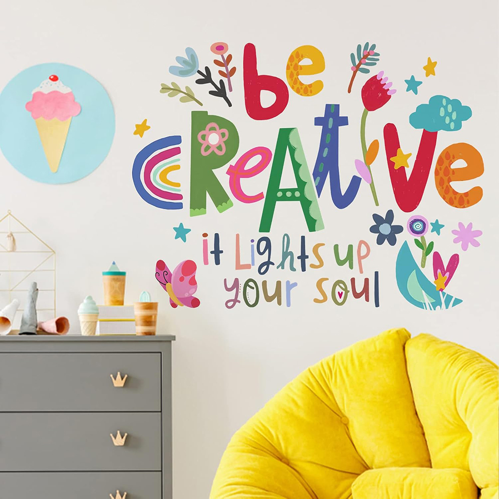 Be Creative Inspirational Quot - Baby Nursery Wall Stickers review and price