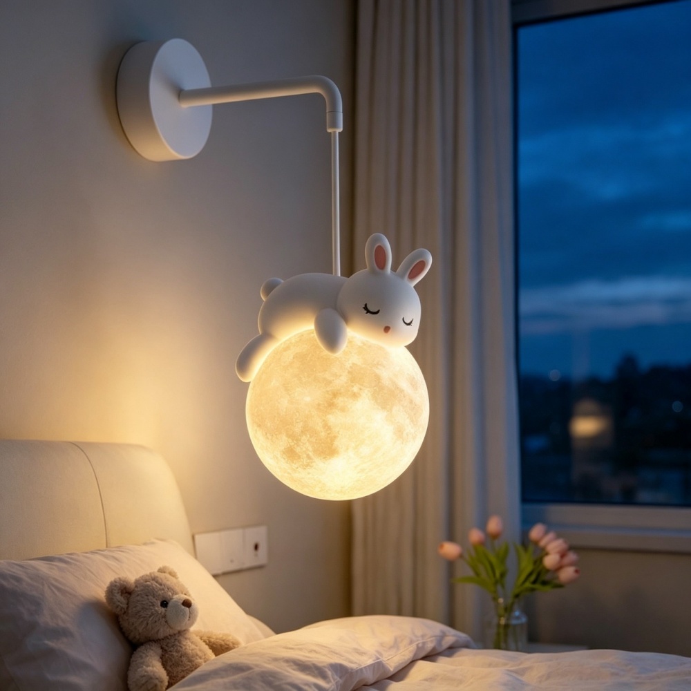 Cute Animal Wall Lamp White Ra - Baby Nursery Wall Lights review and price