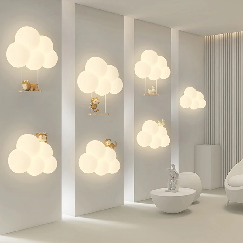 Cream Style Cartoon Creative B - Baby Nursery Wall Lights review and price