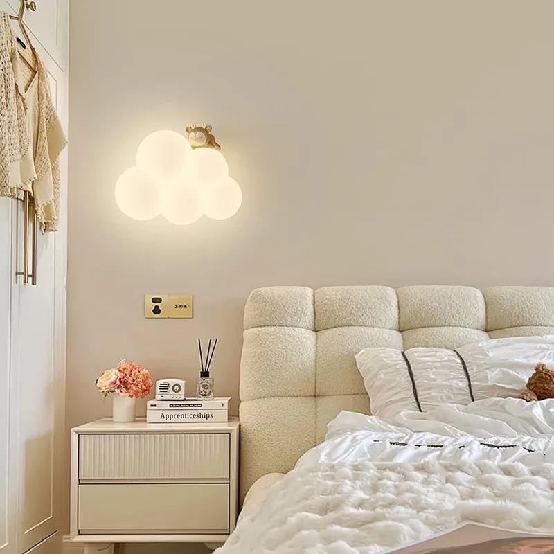 Cream Style Cartoon Creative B - Baby Nursery Wall Lights review and price